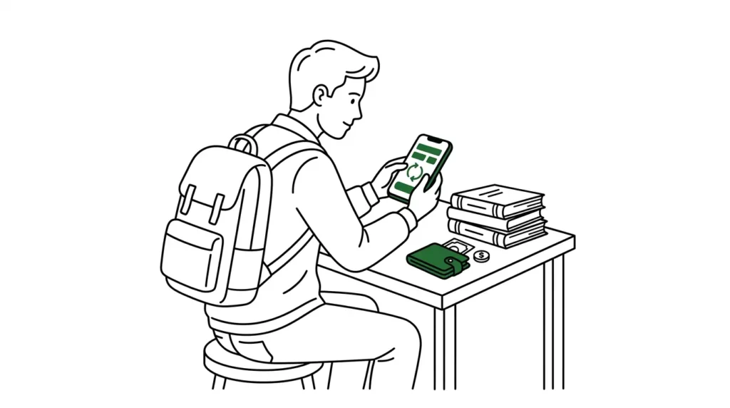 学生がお金を借りるアイキャッチ画像