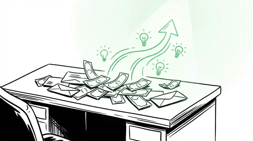 お金が払えないときの対処法を状況別に解説するイラスト